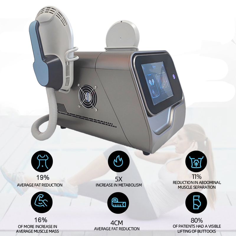 Emslim neo body sculpt machine hiems muscle ems slim machine portable hiemt 2 handle pelvic floor stimulator device