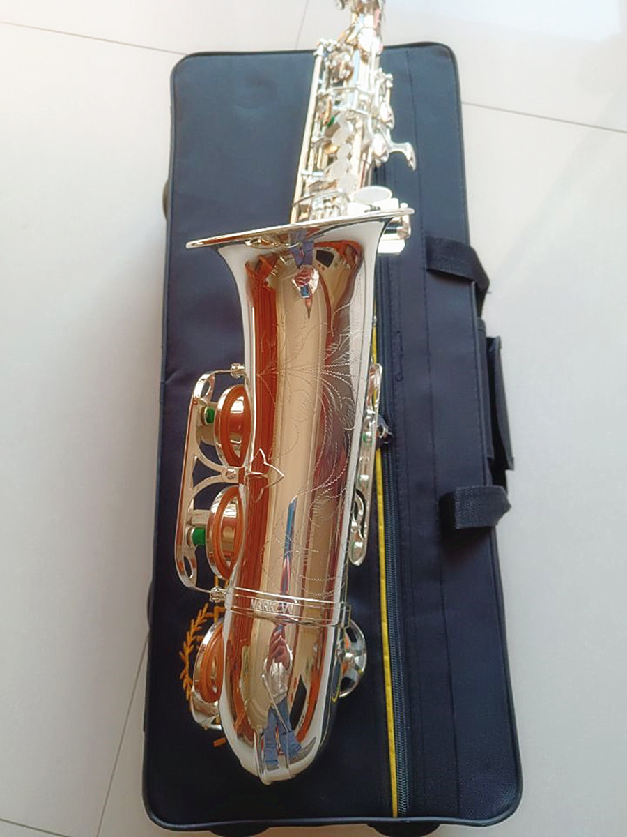 Nouveau Saxophone Alto Mark VI Eb plaqué argent, Instrument de musique e-flat professionnel avec étui