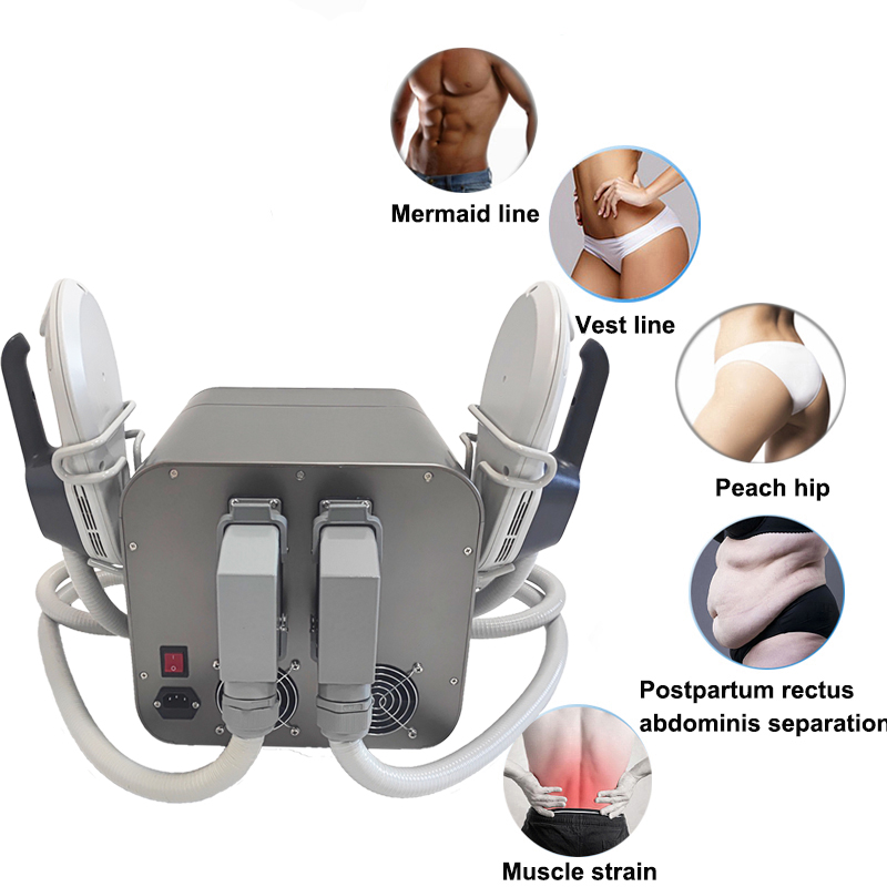 Emslim 2 Gandage Stimulatrice musculaire Slim EMS portable Tesla Fat Melt Hiemt Body Contour Machines Electromagnétiques