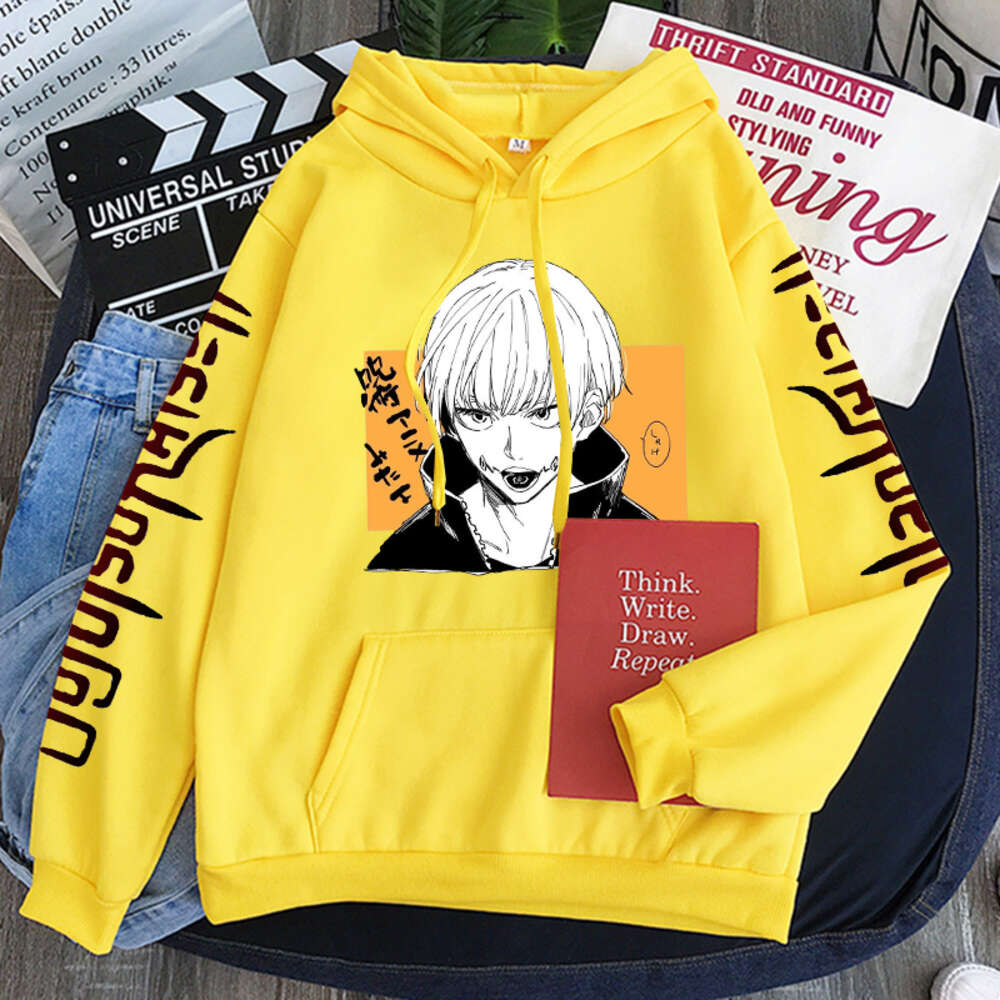 Japan Anime Jujutsu Kaisen Toge inumaki drukowane bluzy bluzy męskie kostium streetwear