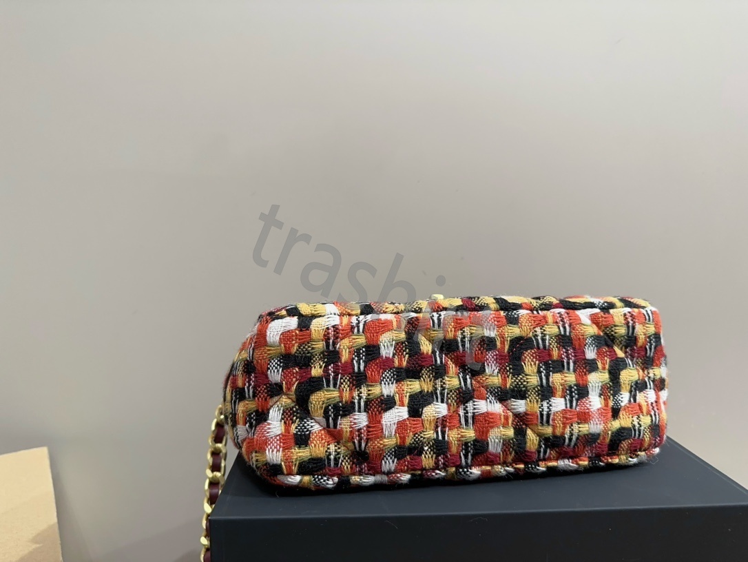 Modna torba designerska torba na ramię luksusowa torba damska torba crossbody Wysokiej jakości jagnięta klasyczna torebka oryginalna skórzana torba do makijażu 25 cm