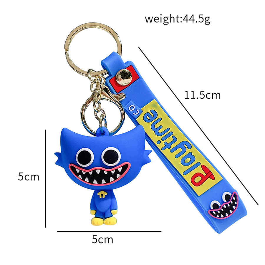 Keychain Sausage Monster Game Toy Presents for Game Fans Födelsedag Christmas Doll Keyring