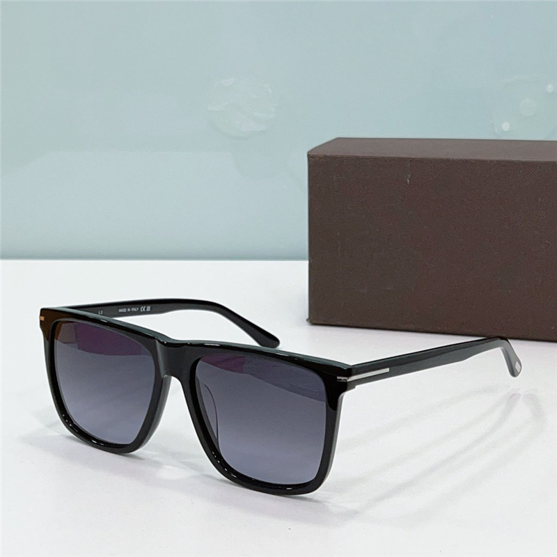 Neues Modedesign, quadratische Sonnenbrille 0835, klassische Form, Acetatrahmen, einfacher und beliebter Stil, vielseitige UV400-Schutzbrille für den Außenbereich