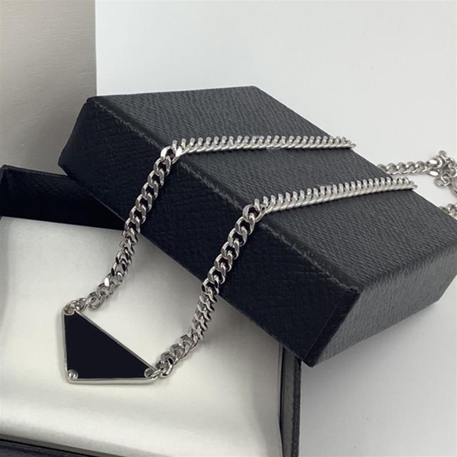 2023 New P Triangle Necklaces For Women Luxury Party Fashion Chain Necklace Jewelry Designer Holiday Gift2072