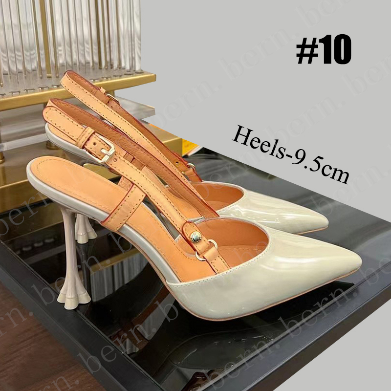 Couro de qualidade premium/camurça moda feminina sandálias de salto alto com salto de 7,5 cm/9,5 cm