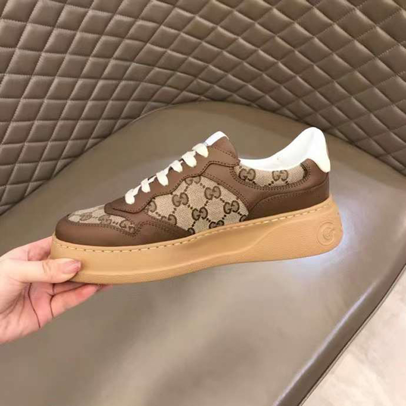 Berömda casualskor män kvinnor lyx screener springande sneakers italienska klassiska låga toppar grå blå rosa kalvskinnplattformar designer campus atletiska skor låda eu 35-46