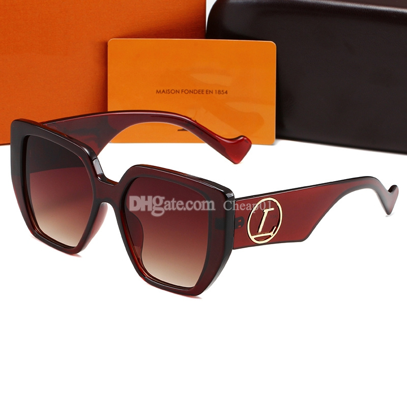 Modedesigner Sonnenbrille Goggle Strand Sonnenbrille für Männer Frau Brillen 13 Farben Hohe Qualität
