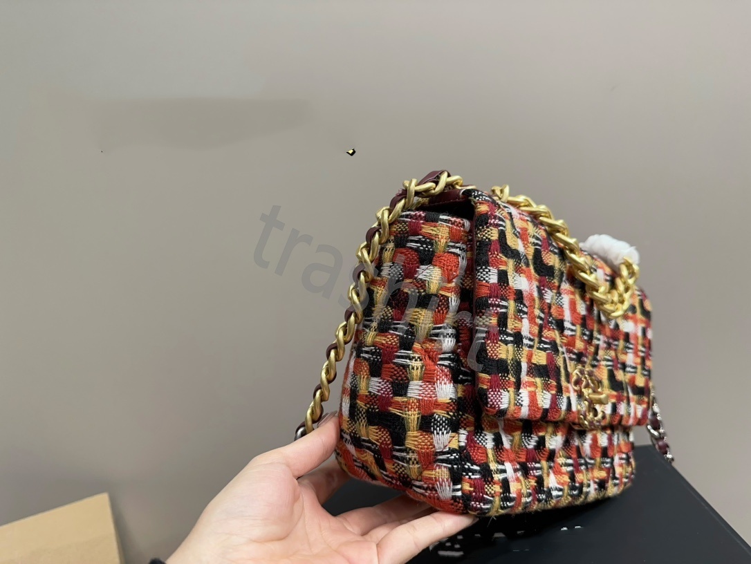 Modna torba designerska torba na ramię luksusowa torba damska torba crossbody Wysokiej jakości jagnięta klasyczna torebka oryginalna skórzana torba do makijażu 25 cm