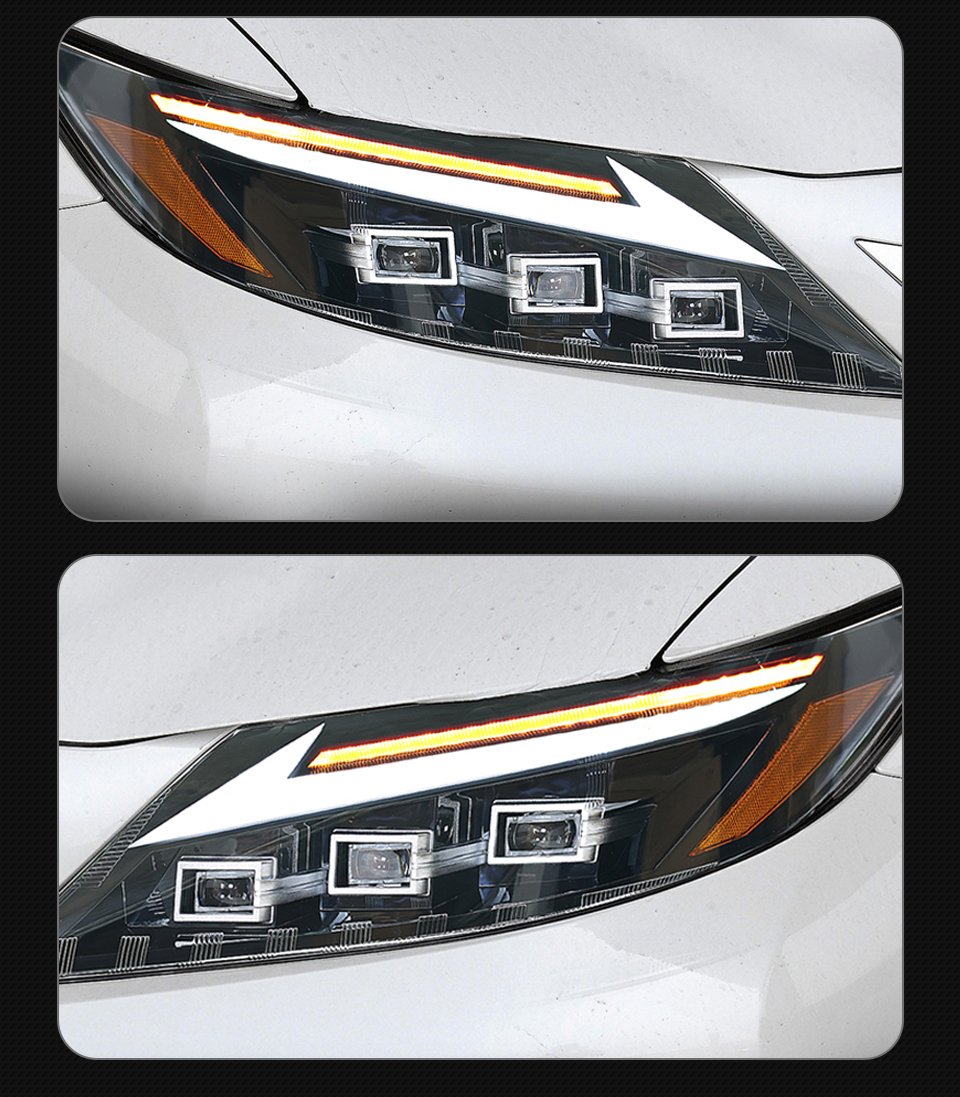 Lâmpada da cabeça do LED para Lexus ES200 2013-2014 ES300 FARÇAÇÕES DRL Turn Signal Lens de montagem Lens de LED completa