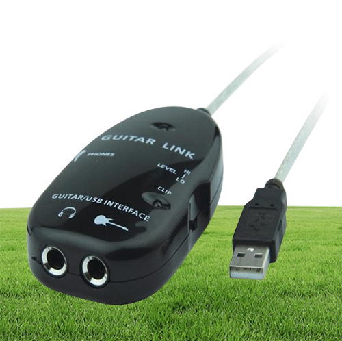 o Gitaareffectpedaal Gitaar naar USB Interface Link Kabel PCMAC Opname Record met CD Driver Accessoires voor gitaaronderdelen6209200