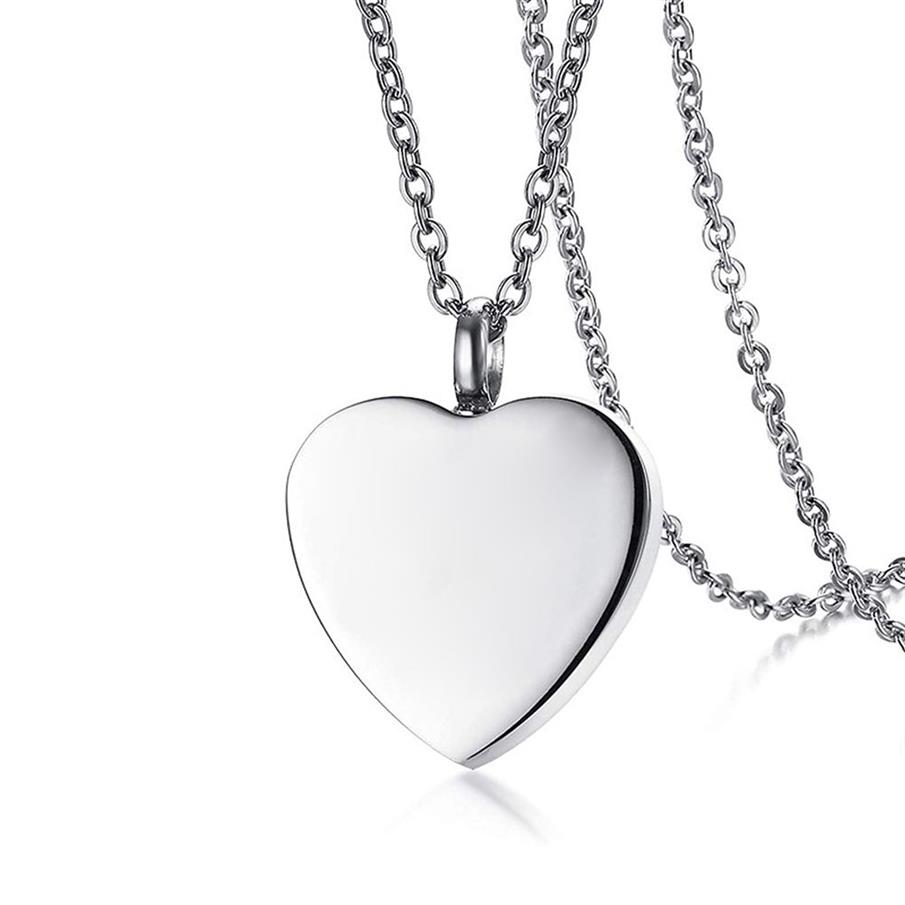 Collana con ciondolo souvenir con urna con stampa di zampa di cane a forma di cuore intera commemorare il funerale di un animale domestico284N