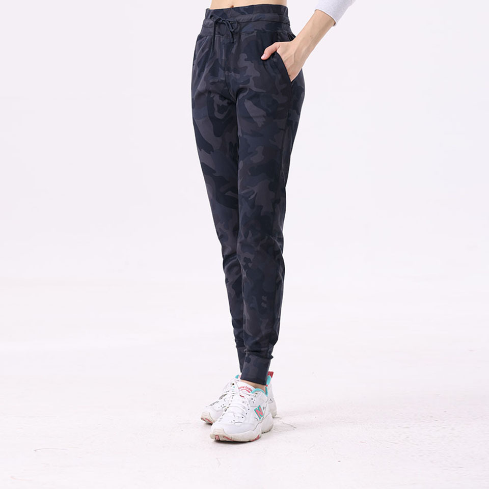 Lu-88 Womens Yoga Jogger Pants Sport Yoga الزي العاري Fanced Gym Pockets Spectionspants رجال مرنة الخصر اللياقة البدنية المطبوعة الساق اليوغا