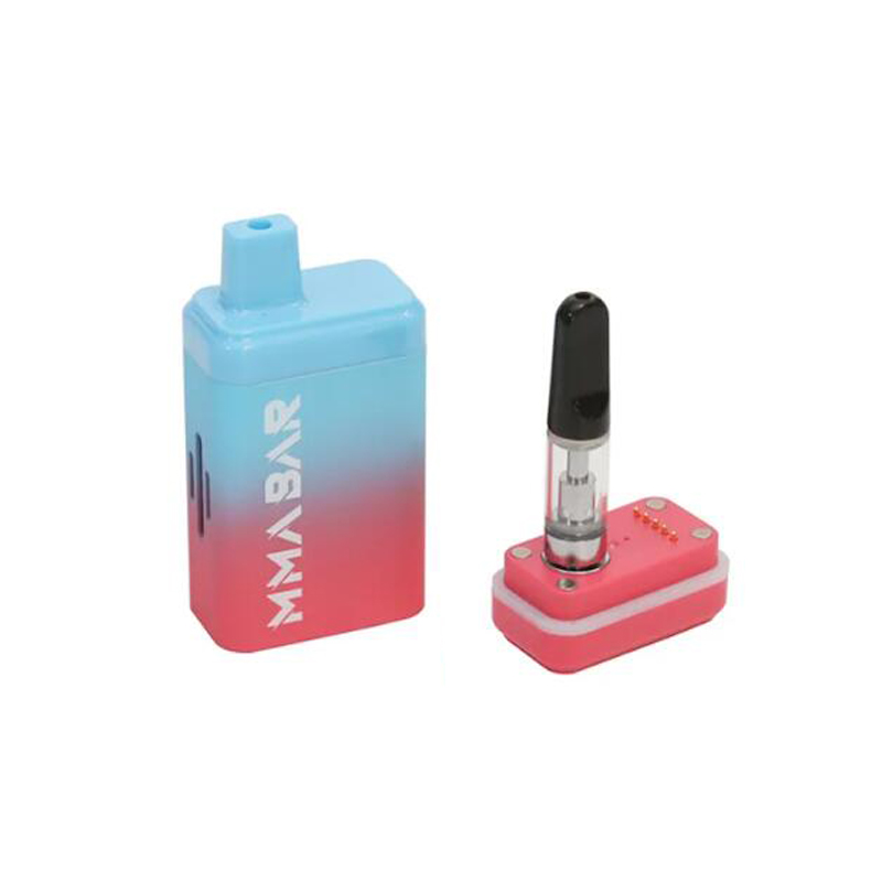 MMA BAR Box Mod Batterie Batterie rechargeable avec écran Tension variable Boîte Mods Préchauffer les batteries pour 510 fils TH205 M6T Chariots à huile épais Réservoirs en verre