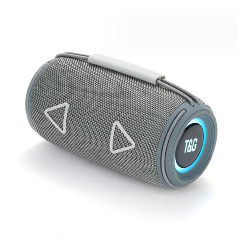 TG TG657 PORTABLE Högtalare Trådlös Bluetooth-högtalare Kraftfulla hög utomhusbas Hifi TF FM AUX TWS Radio TG-657 Mini Subwoofer Högtalare med RGB LED-ljus