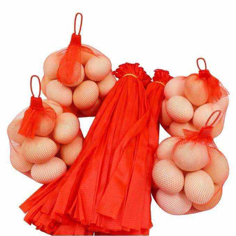 Egg Hatching Bags Strong Stretchable Plastic Mesh Bag Reusable for Vegetables Fruits Toys Wholesale LX6308