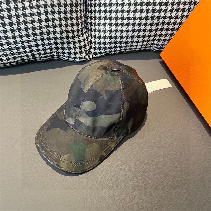 Designer baseball cap casquette striped brand adjustable fashion city walk street muticolor camouflage beach party hats sports simple.