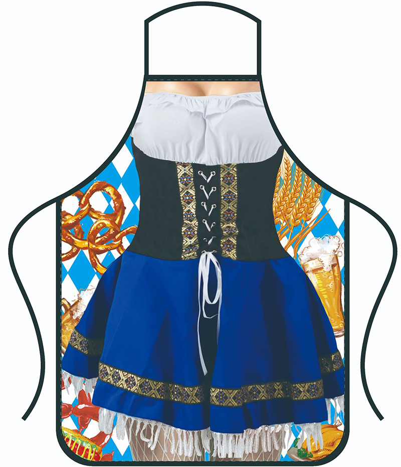 Фартук Октоберфеста, женская костюм костюм в немецком платье с Октоберфестом Новинка Фартук для кухни кухни для барбекю