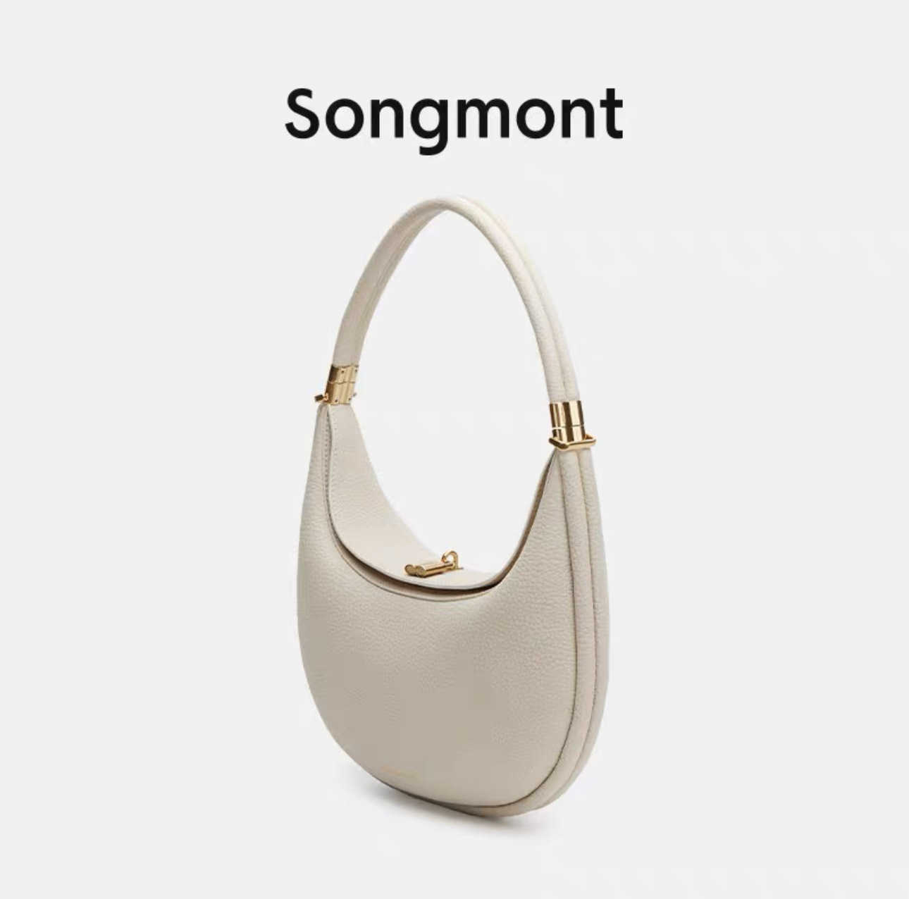 Songmont Sac Bucket Luna Sacs Designer Underarm Hobo Sac à épaule Luxur