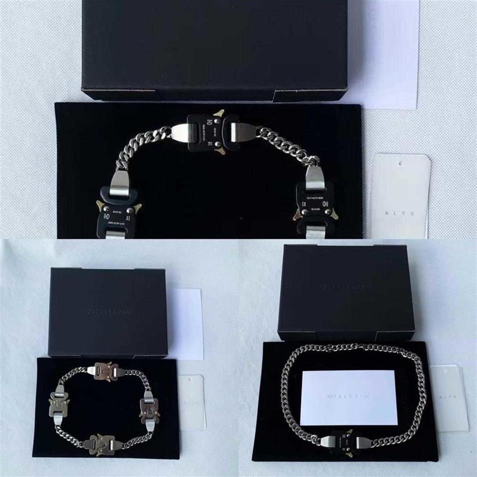 Four Buckles Alyx Necklaces Men Women 1017 Alyx 9sm Chain Necklace Buckles 4 Ever High Quality Q08092463