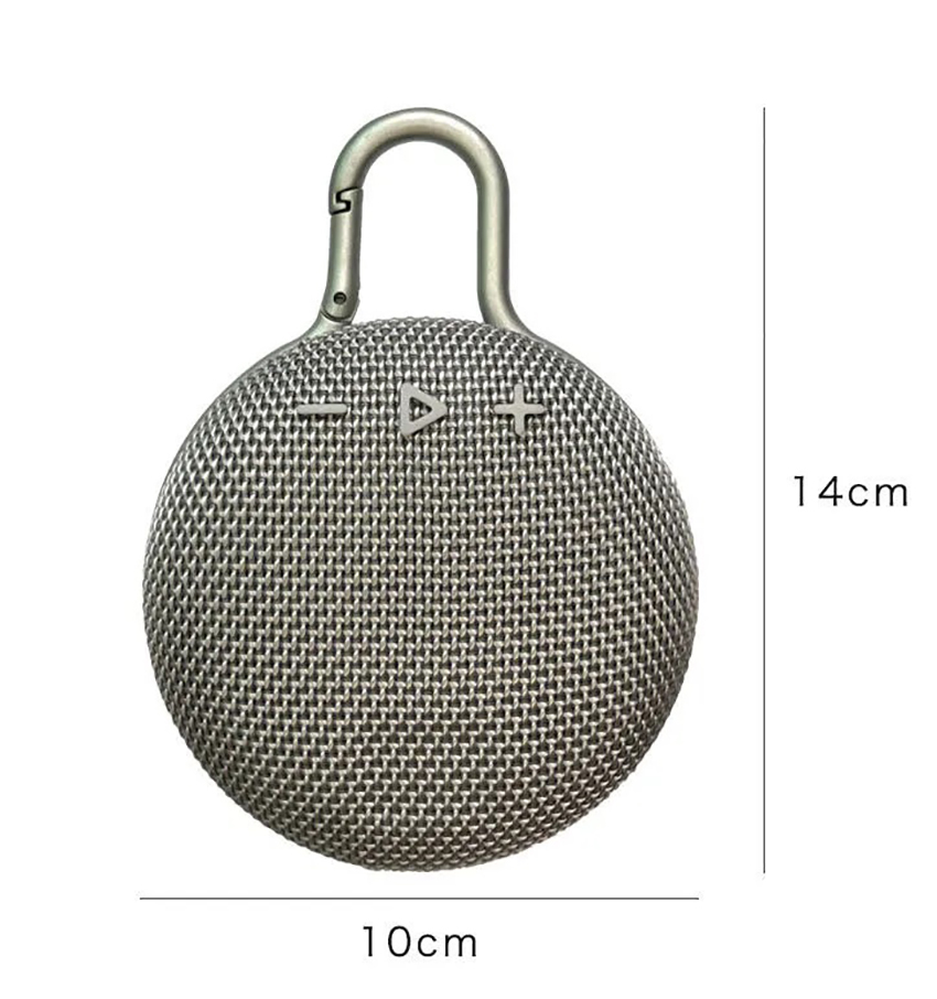 Durable & Portable Bluetooth Speaker Waterproof Wireless Mini Loudspeaker Clip 3 Outdoors Speaker- Up to 10 Hours of Play