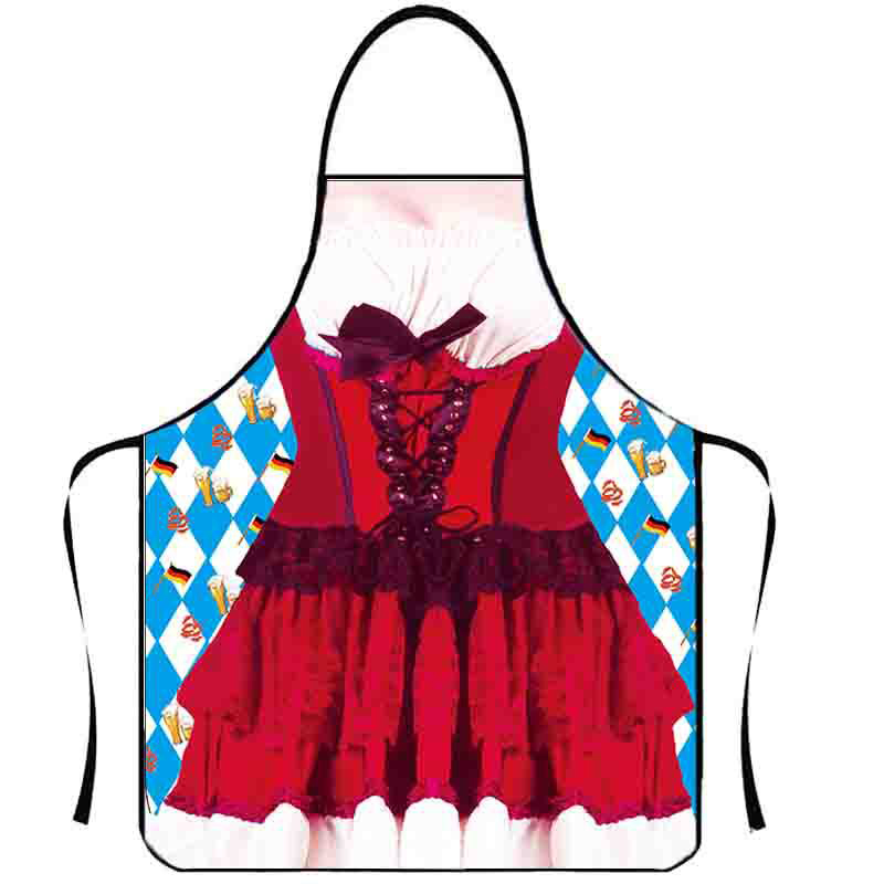Фартук Октоберфеста, женская костюм костюм в немецком платье с Октоберфестом Новинка Фартук для кухни кухни для барбекю