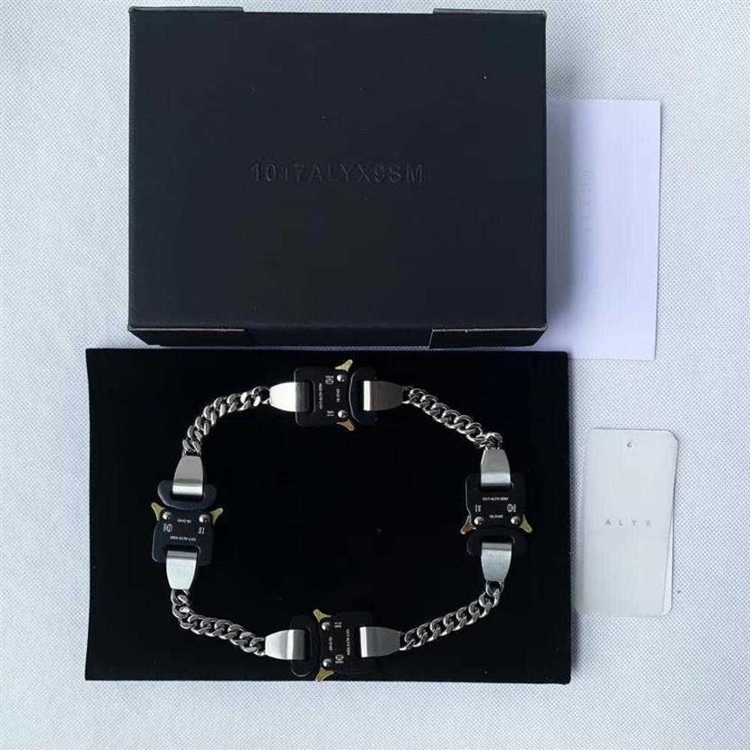 Quattro fibbie Alyx Collane Uomo Donna 1017 Alyx 9sm Collana a catena Fibbie 4 Ever High Quality Q0809324f