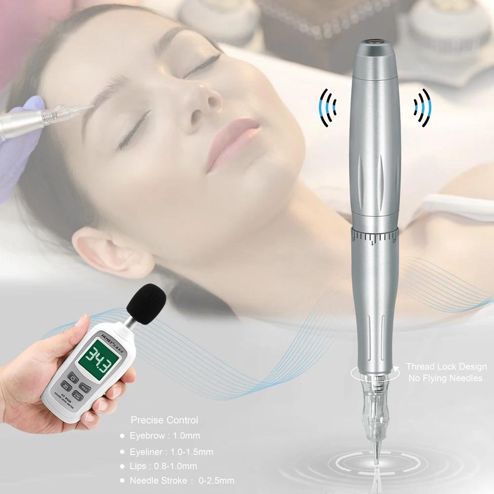 Machine Biomaser Permanent Makeup Hine Powerful Tattoo Pen Rotary Gun Tattoo Hine for Eyebrow Lip Black Microblading Supplies