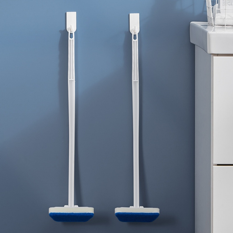 Escovas de limpeza do banheiro escova multifuncional alça longa esponja removível ferramenta doméstica para parede banheira cerâmica telha limpa mhy008-