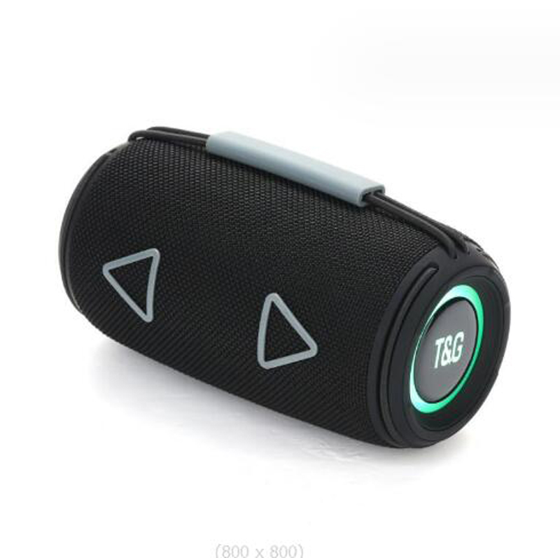 TG TG657 PORTABLE Högtalare Trådlös Bluetooth-högtalare Kraftfulla hög utomhusbas Hifi TF FM AUX TWS Radio TG-657 Mini Subwoofer Högtalare med RGB LED-ljus