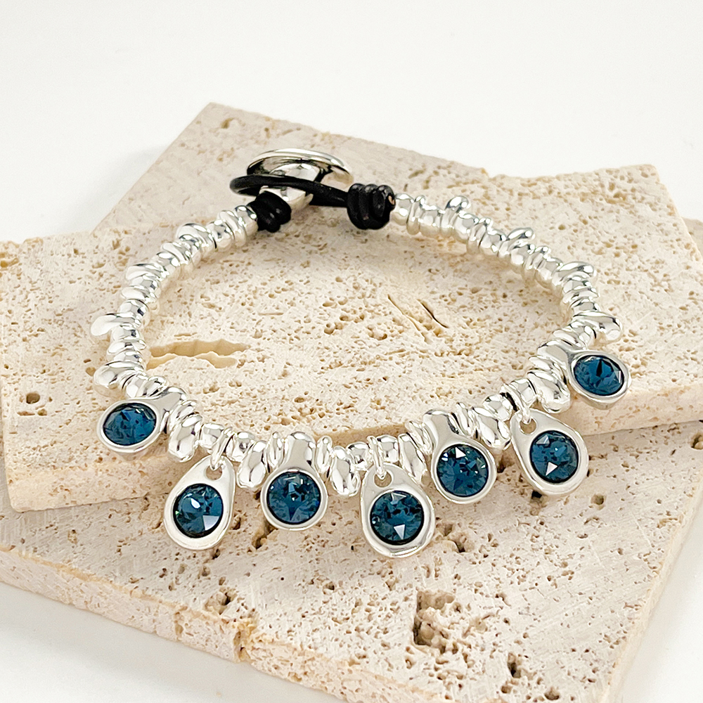Bracelet DE haute qualité espagnol UNO DE 50, mode exquise, rond incrusté DE cristal, bijoux pour femmes, cadeau, livraison gratuite, offre spéciale, 2023