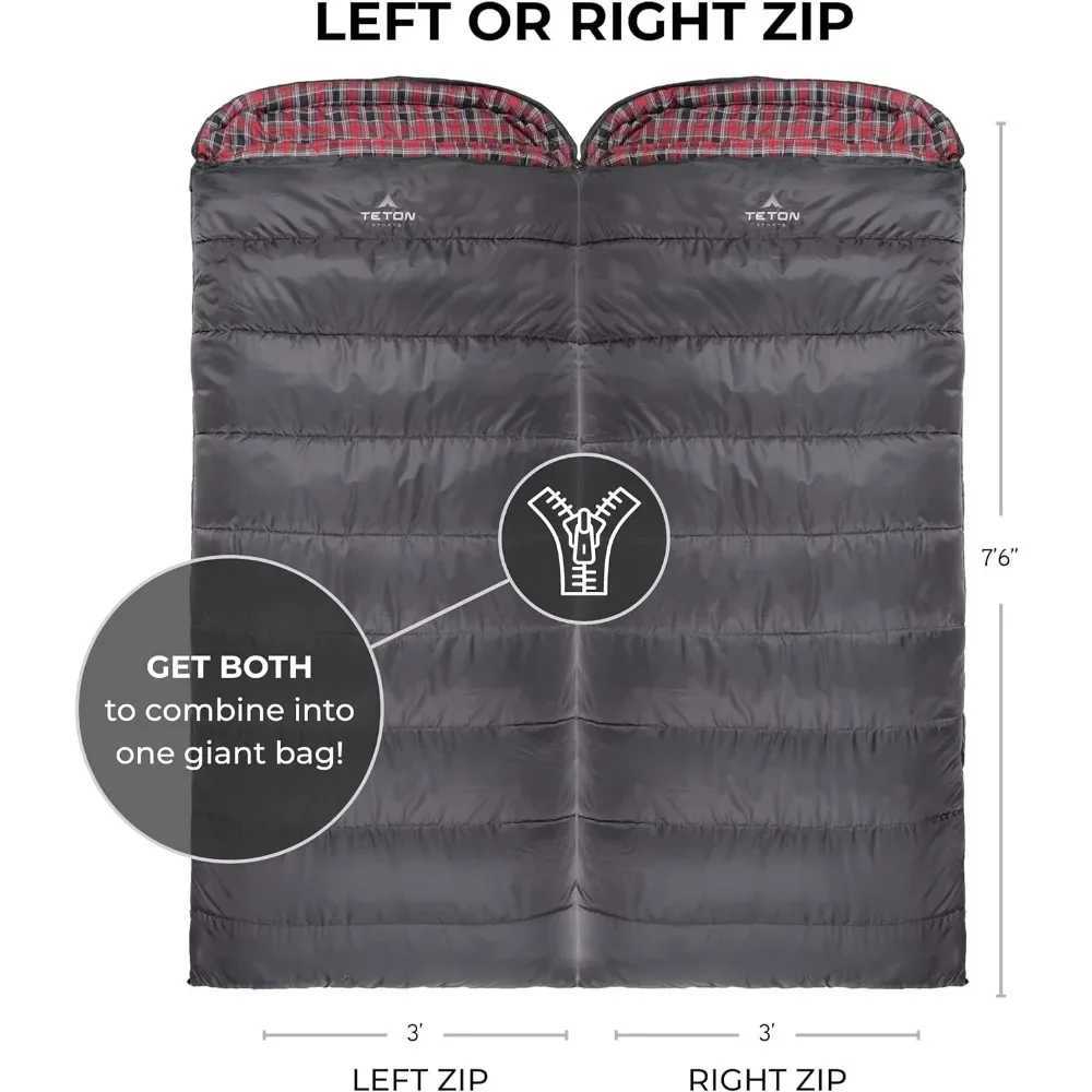 Sacs de couchage Sac de couchage XL - Sac de couchage durable et chaud adapté aux adultes et aux enfants - Le camping devient facile avec des sacs de compression L231226