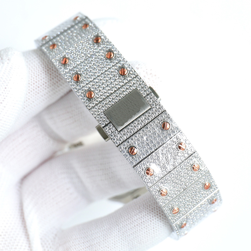 Diamond Watch Designer kijkt automatisch mechanisch 8215 beweging waterdichte mannen armband saffier zakelijke roestvrij staal 904L 40 mm polshorloge montre de luxe
