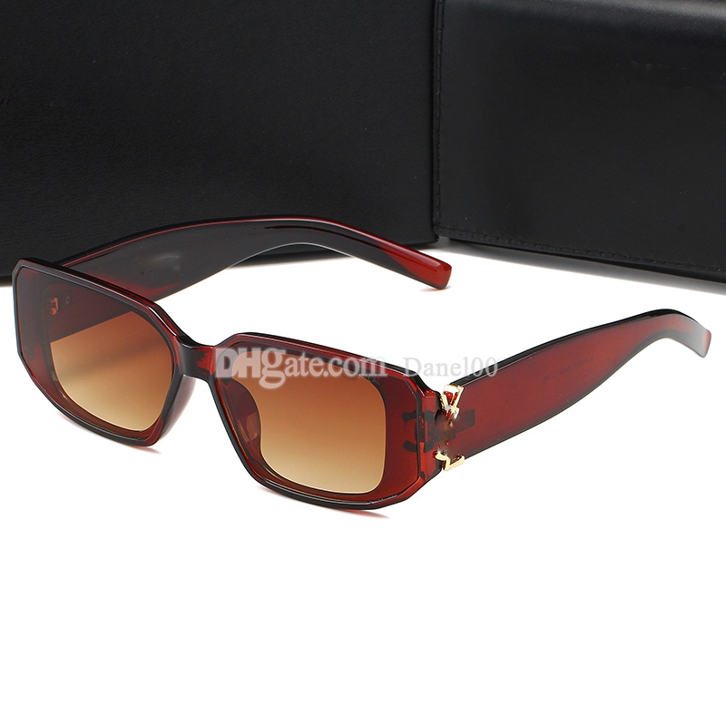 Lunettes de soleil designer pour hommes Fonds Fashion Lunettes de soleil Lunettes de soleil Designer Mens Brown Cas Brown Cadre Black Metal Cadre Dark