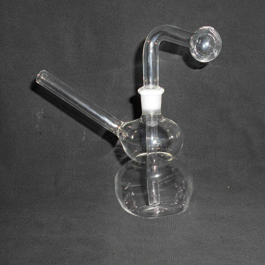 Portable Smoking Dab Rig Device Bubbler Oil Burner Pipe Mini Water Bongs Glass Percolator Water Pipes Hookah Bong Bubblers Recycle