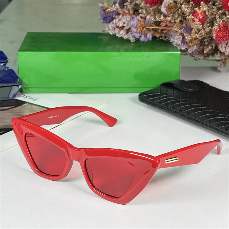 new trendy luxury branded designer sunglasses cat eye UV400 protective lenses 1101 1101S style black frames outdoor simple popular retro eyewear