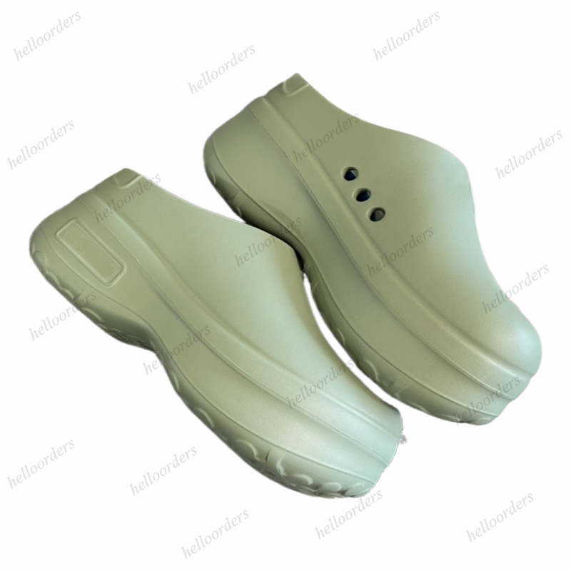 Adifom Stan Smith Mule Chef Shoes Kadın Platformu Sandalet Moda Kadınlar Düz Slaytlar Büyük Boyut 45