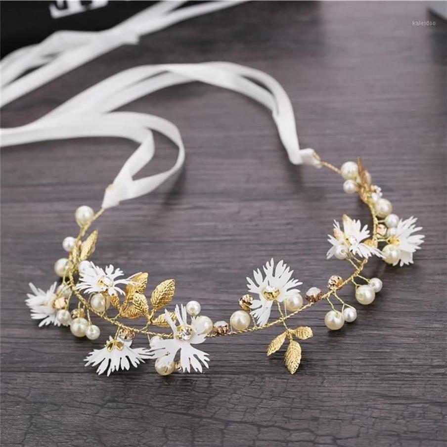 Clipes de cabelo Barrettes Moda feminina Planta concurso Multicolor Flower Crown Acessórios de noivas Summer Wedding Luxury tiara Hair12555