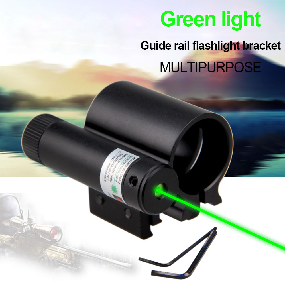 Aiming Multifunctional Laser Aiming Laser Aiming Instrument Aiming Flashlight Green Light 25 outside Line Infrared Guide Rail Clamping Device Flashlight