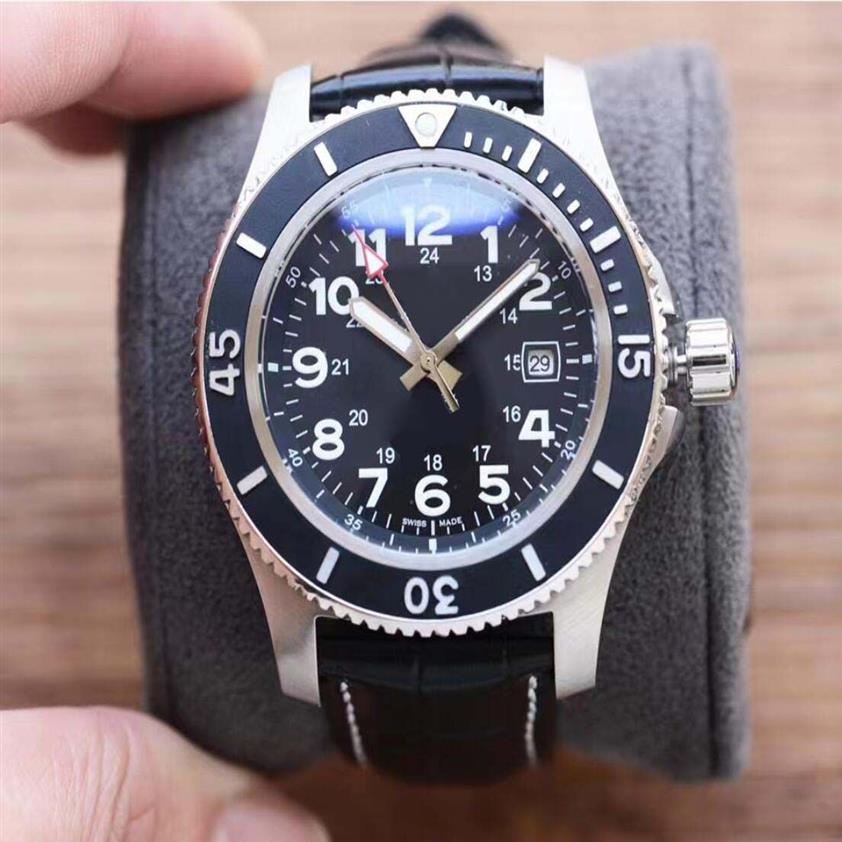 Topselling Classic Super Quality 6 Style Styl Men Zegarwatch 44 mm Dial Ceramic Bezel 2813 Ruch Auto Data Rafinowana stalowa obudowa Lumino2435