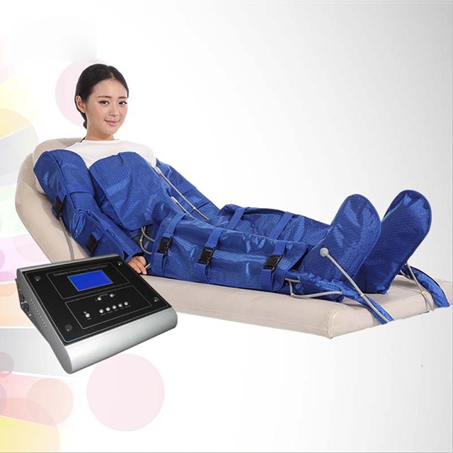 Corée 3in1 infrarouge ems 44 airbag professionnel pression d'air lymphdrainage pressothérapie machine de massage