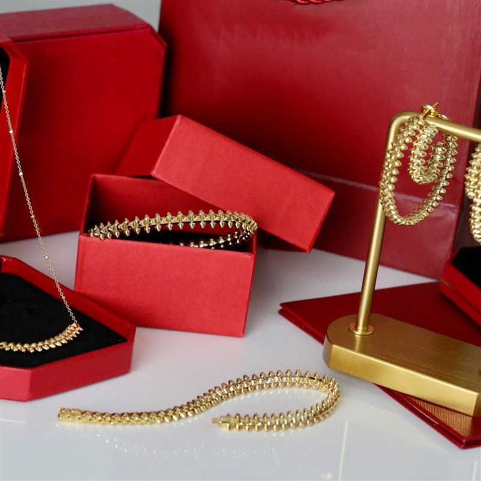 مجموعة مجوهرات أزياء العلامة التجارية للنساء مطلي بالذهب Rive Steam Punk Party Fashion Clash Design Drets Bracelet Ring205Q