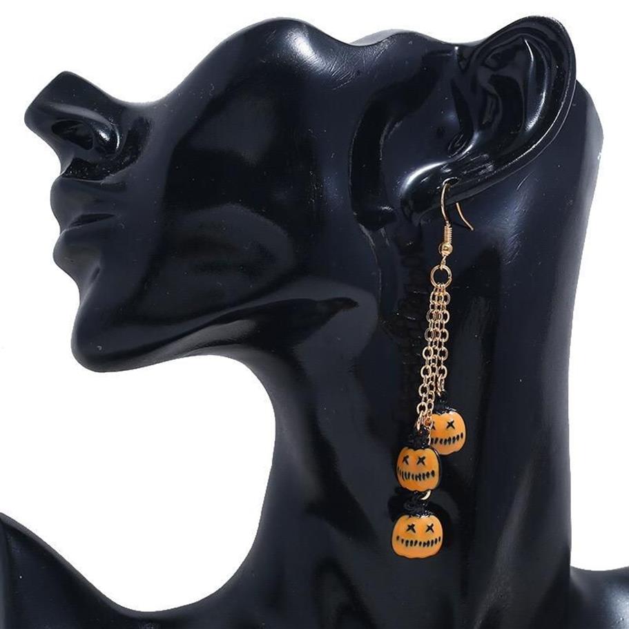 スタッドジラフィンハロウィーンパンプキンイヤリングギフトマウスイヤリング女性パーティーJewlery260s