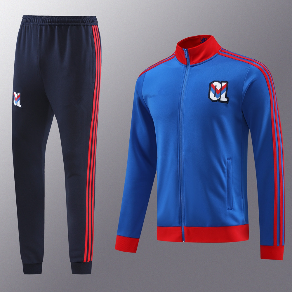 2023 24 LyonTracksuits Jacket 22 23 Oly Lyonnais Survetement Jacket Toko Ekambi Survetement Bruno G Kadewere Dembele Aouar Training Suit