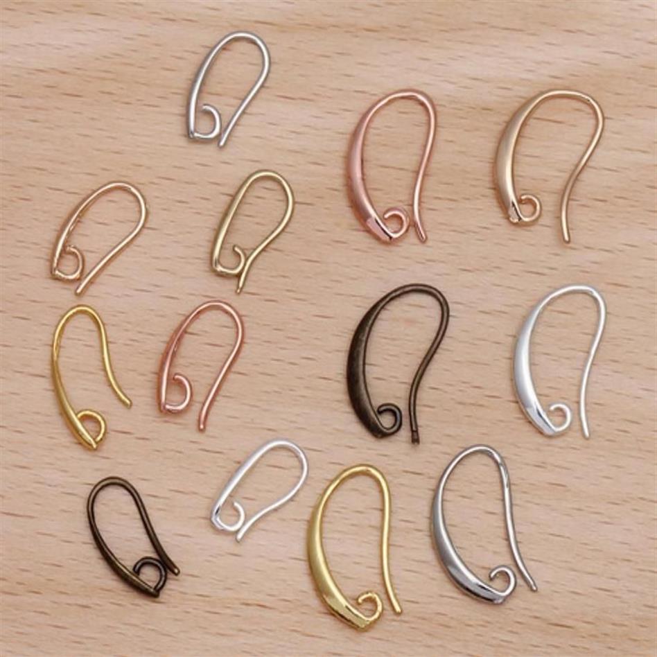 CLASPS HOOKS 100X DIY Making 925 Sterling Sier smycken Fynd Krokörhängen