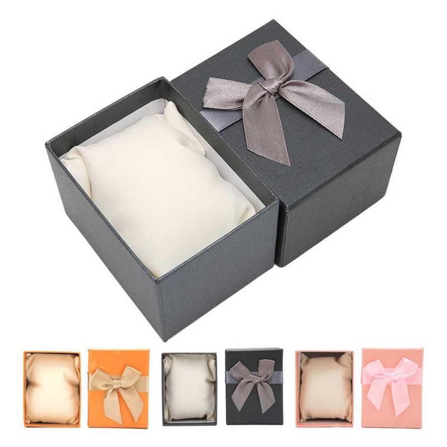 Jewelry Pouches Bags Packaging Jewerly Box Watch Storage Bowknot Case Gift For Christmas Anniversary Birthday271o