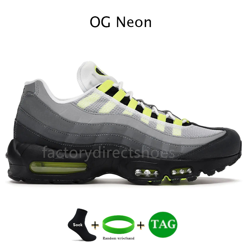 Neue Herren 95 Laufschuhe 95s Triple Black White Gum OG Neon QS Metallic Silver SE Windbreaker Throwback Future Slate Blue Grape Red Damen Designer-Sneaker-Trainer