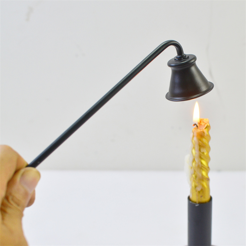 Świecana gaśnica Metalowe świece gaśniające narzędzia do zapachu świec gasza knoty świecy płomień bezpiecznie mhy013