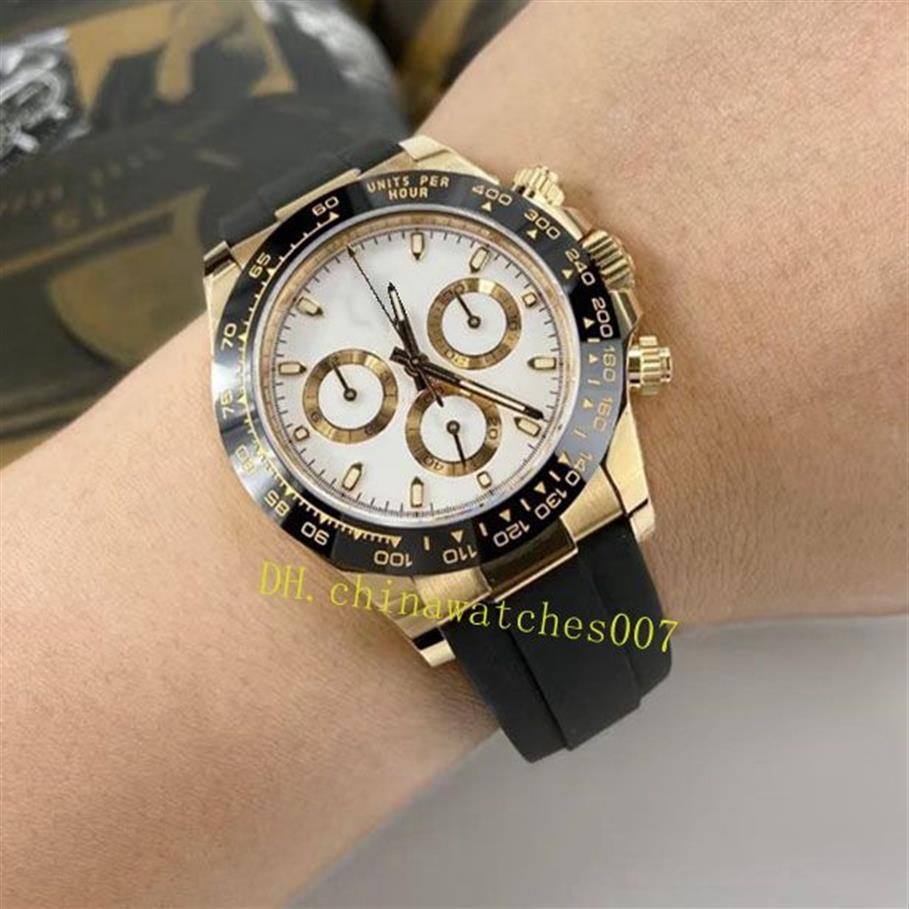 Świąteczny styl prezentu Watch 18K Gold Automatyczny Zegar męski 40 116503 116520 116523 116523 116518 116509 116506 116500 1278E