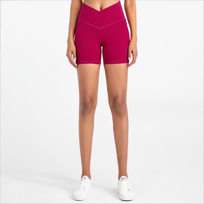 LU Pantaloncini da yoga sexy a vita alta da donna Sport Fitness Corti Nakedfeel Squat Proof Yoga Corsa Allenamento in palestra Pantaloni da esercizio di compressione i