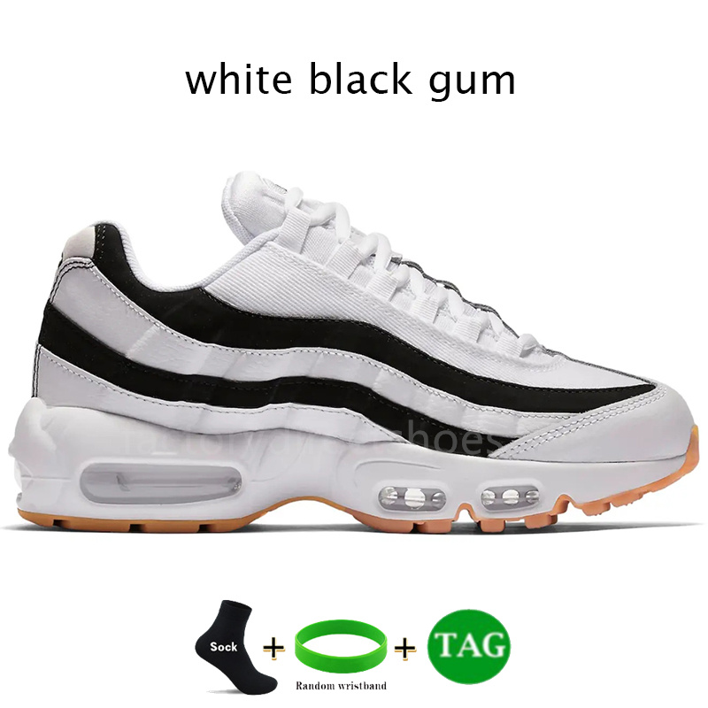 New Mens 95 Running أحذية 95s ثلاثية أسود أبيض أبيض OG Neon QS Silver Sild